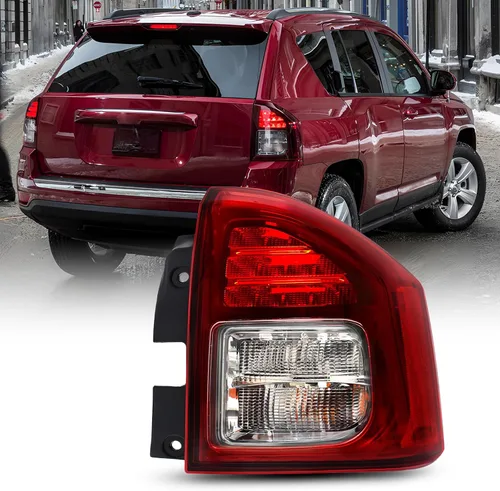 Vista 8 de AUTOONE - Para 2014 2015 2016 2017 Jeep Compass luces traseras de fábrica con bombillas, lado del conductor (LH)