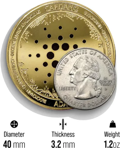 Vista 3 de Cryptochips Blacked Bitcoin (BTC) Criptomoneda física Criptomoneda conmemorativa que puede HODL