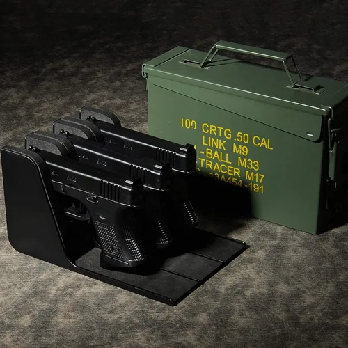 Vista 6 de Adoreal Soporte para pistola para pistola de almacenamiento seguro para armas, accesorio seguro para armas, organizador seguro para armas