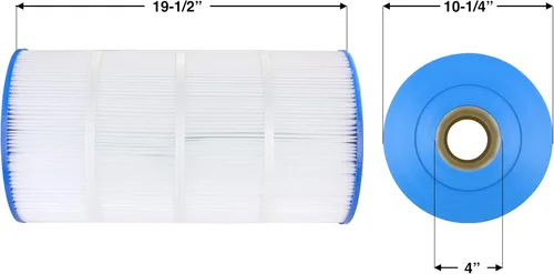 Vista 6 de Pureline Filtro de cartucho de repuesto para piscina, 100 pies cuadrados, PL0165, compatible con Hayward C100S SwimClear, C-8408, CX100XRE