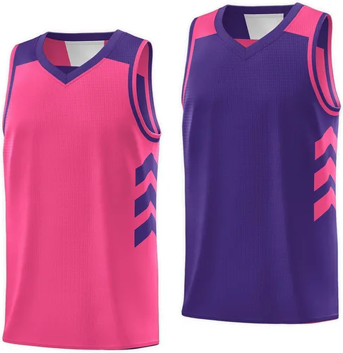 Vista 9 de KXK Camiseta de baloncesto reversible para hombre, sin mangas, uniforme de equipo Verde neón y negro