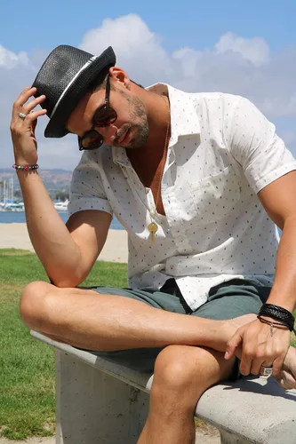 Vista 4 de Peter Grimm Depp - Fedora de paja natural para hombre