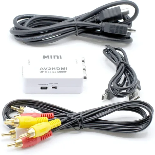 Vista 10 de THE CIMPLE CO - Kit convertidor HDMI a RCA para audio/video - Adaptador digital a analógico - Solo se convierte abajo, no funciona en reversa