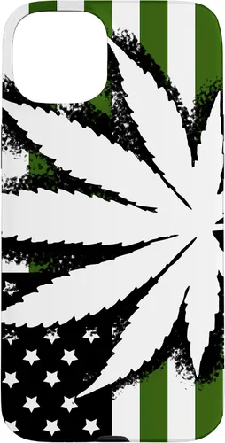 Vista 9 de American Weed Flag 4:20 Cannabis Pot Marijuana Stoner Gift Case for iPhone 17