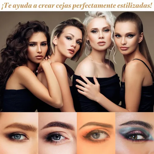 Vista 7 de 50 plantillas de regla de cejas, calcomanías desechables Abeillo para regla de cejas, plantilla de cejas de microblading, herramienta moldeadora