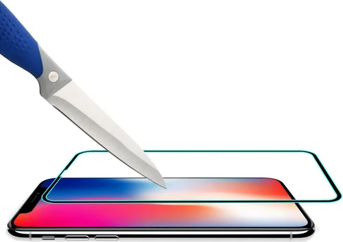 Vista 4 de Mr.Shield [Paquete de 3] Protector de pantalla para iPhone X/iPhone Xs/iPhone 10 [vidrio templado japonés] [dureza 9H]