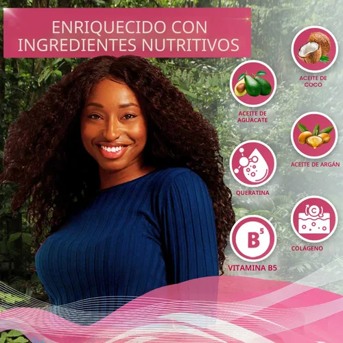 Vista 3 de Juego de champú y acondicionador de vinagre de sidra de manzana, detener el cuero cabelludo escamoso y con picazón, sin sulfato y parabenos