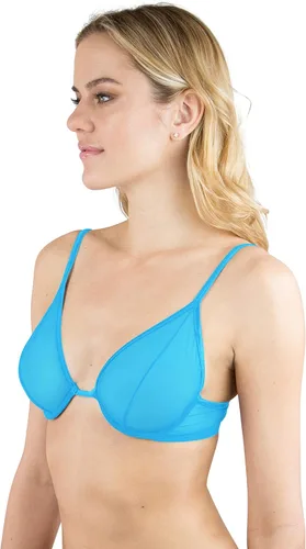 Vista 3 de INTIMO Sujetador de malla cómodo para mujer
