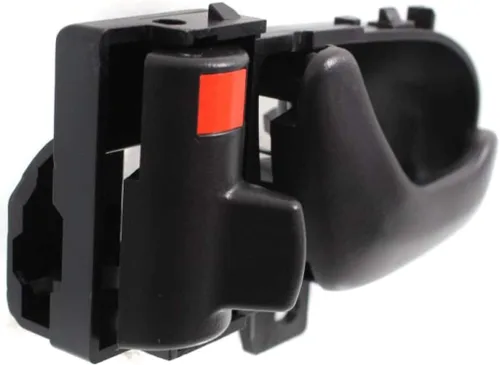 Vista 3 de Para Geo Metro 1992 1993 1994 Manija de puerta interior delantera, lado del conductor texturizado negro Con botón de bloqueo de puerta Recorte