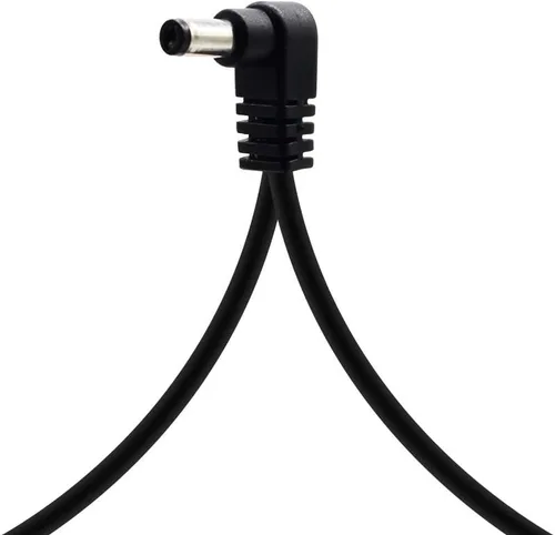 Vista 2 de SONICAKE Cable de cadena margarita de 5 vías de 9 V CC, enchufe de ángulo recto, cable de alimentación de cadena margarita para pedal de efectos
