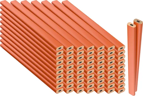 Vista 15 de GRAPHITE Lápices de Carpintero de Mina Dura a Granel - (1) Paquete de 12 Piezas Lápiz de Madera para Construcción #2 (HB) - Negro