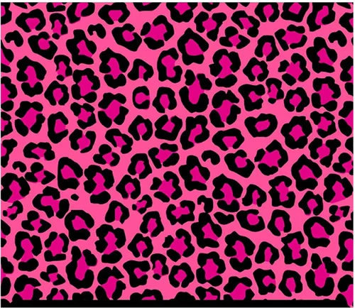 Vista 37 de HTV con estampado de animales (19.66 x 36 pulgadas) - Leopardo arcoíris