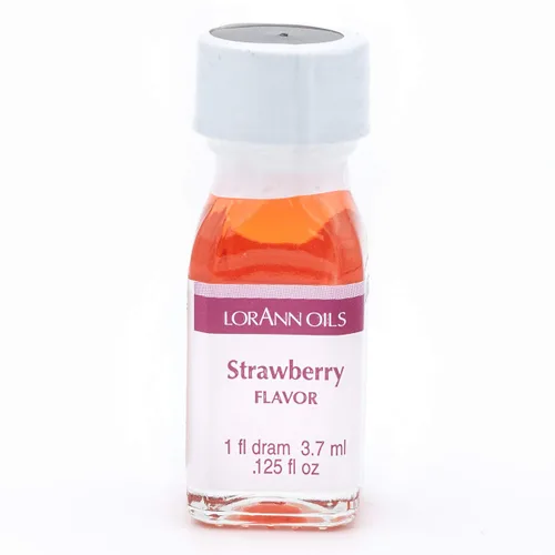 Vista 3 de LorAnn Strawberry SS Flavor, 1 botella de dram (0.0125 fl oz - 0.1 fl oz - 1 cucharadita)