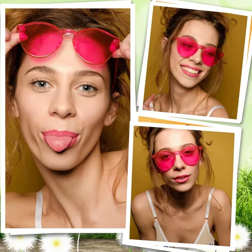 Vista 6 de MIUSKATL Paquete de 12 lentes de sol para niños, sin marco, regalos de fiesta, gafas de sol coloridas para mujeres, niñas, niños, gafas de fiesta