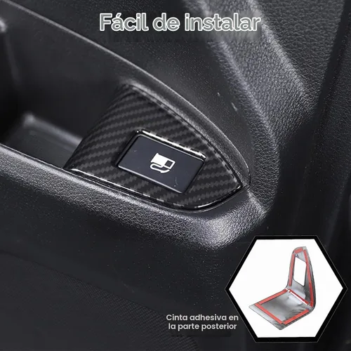 Vista 5 de Marco de botón de interruptor de tapa de depósito de combustible para Honda Pilot 2016-2022/Ridgeline 2017-2023/Passport 2019-2023, accesorios