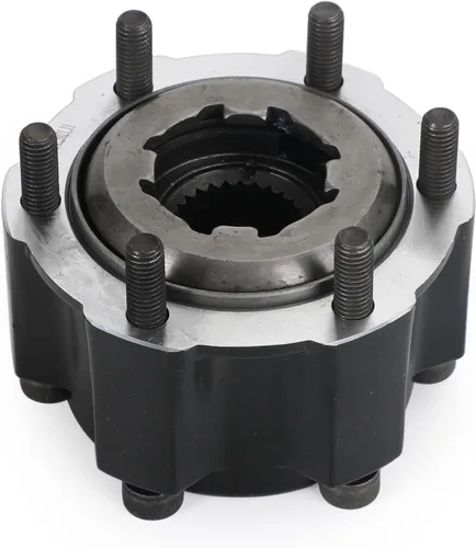Vista 8 de Bloqueo de cubo de rueda de funcionamiento libre 28 estrías compatible con Nissan Frontier X-Terra Navara D22 2.4 3.3L 1998-2003#