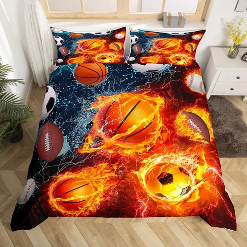 Vista 38 de Feelyou - Juego de funda de edredón con estampado floral de rosas - Juego de ropa de cama con flores románticas para dormitorio de niños, niñas