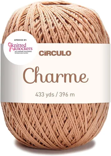 Vista 23 de CIRCULO Charme - Paquete de hilo para tejer y ganchillo, 3 bolas de 100% algodón virgen brasileño mercerizado, peso deportivo suave, color 2012