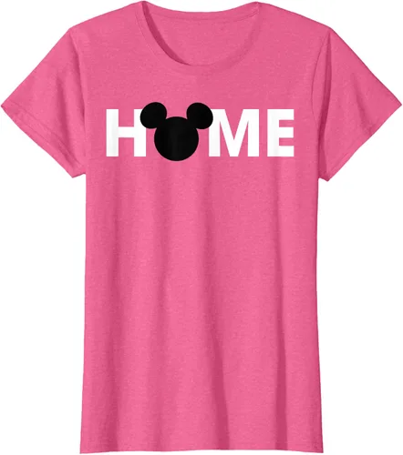 Vista 20 de Disney Mickey And Friends Mickey Silhouette Home - Camiseta, gris, S Gris Oscuro