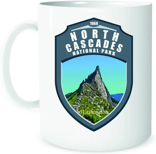 Vista 11 de Colección Las 63 tazas de café blancas de los Parques Nacionales de Estados Unidos (ACADIA)