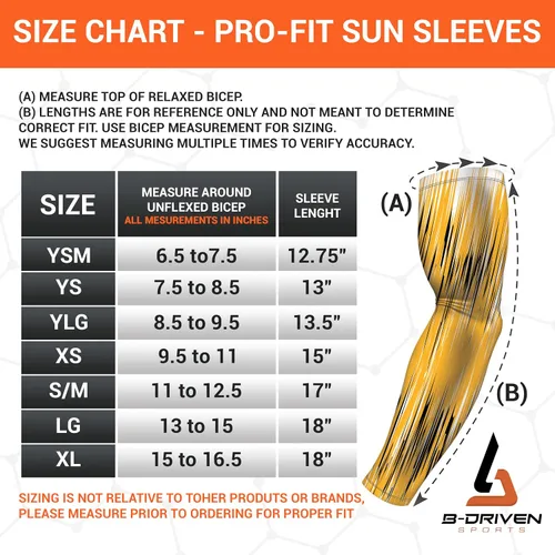 Vista 2 de B-Driven Sports Mangas de compresión de enfriamiento para hombres, mujeres y jóvenes, protección UV del antebrazo, soporte deportivo (1 par)