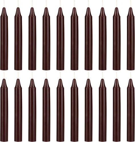 Vista 33 de Mega Candles Mini vela de hechizo con carillón cónico, 20 unidades, 4 x 1/2 Surtido