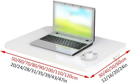 Vista 3 de Mesa plegable montada en la pared, mesa de comedor de cocina para el hogar, escritorio de ordenador, mesita de noche, banco de trabajo, 30 tamaños