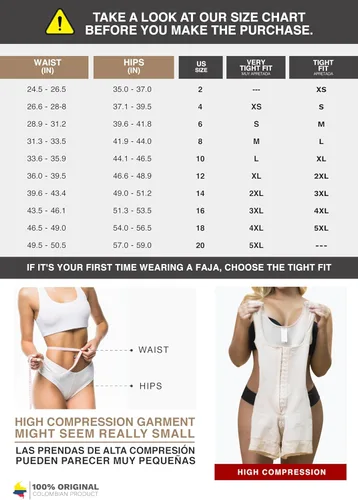 Vista 3 de Sonryse Fajas Colombianas Poscirugía Alta Compresión Etapa 2 Faja Lipo 360 Abdominoplastia