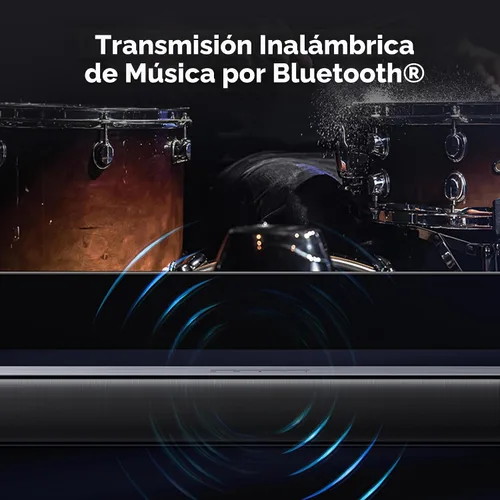 Vista 5 de TCL S45H Clase S, barra de sonido de 2.0 canales con Dolby Atmos, DTS Virtual:X, transmisión de música Bluetooth y calibración automática