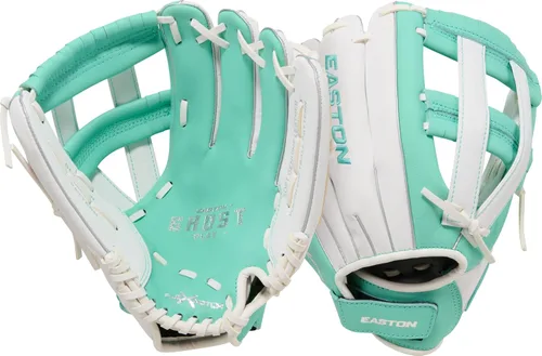 Vista 3 de Easton Ghost Flex Youth Softball Glov Gris/Blanco/Menta H-Web