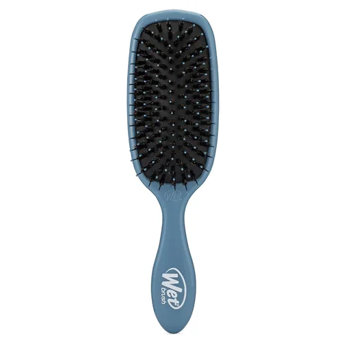 Vista 14 de Wet Brush Potenciador de Brillo, Aqua, Cerdas Naturales de Jabalí con Tecnología IntelliFlex Ultra-Suave, Deja el Cabello Brillante y Suave, Cepillo