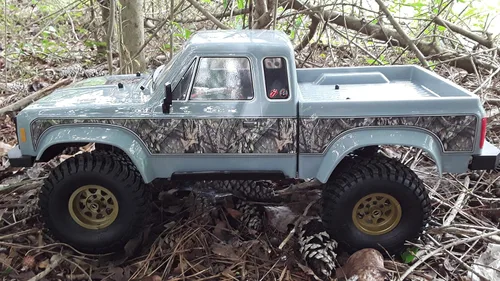 Vista 3 de Juego de calcomanías de cuerpo para Element RC Enduro Sendero Escala 1/10 Radio Controlado Rock Crawler (Mossy Oak)