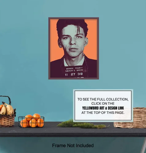 Vista 6 de Póster de Frank Sinatra, Arte de Pared Impreso - 8x10 Warhol Arte Pop Moderno Decoración del Hogar - Decoraciones Únicas y Contemporáneas Geniales