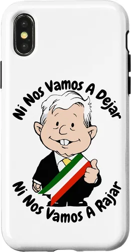 Vista 5 de AMLO Amlito Ni Nos Vamos A Dejar Ni Nos Vamos A Rajar México - Carcasa para iPhone 17