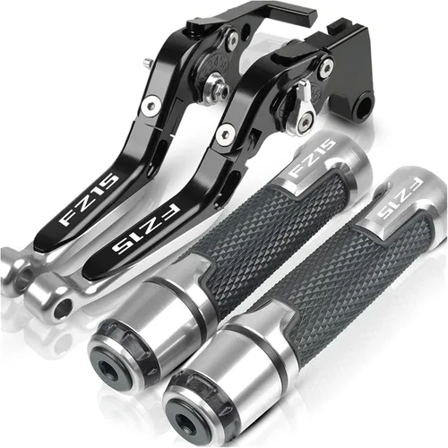 Vista 25 de SCUUBE Motorcycle CNC Accessories Adjustable Folding Extendable with A Brake Clutch Levers Handlebar Hand Grips Ends for Yama&ha FZ150I FZ 150I