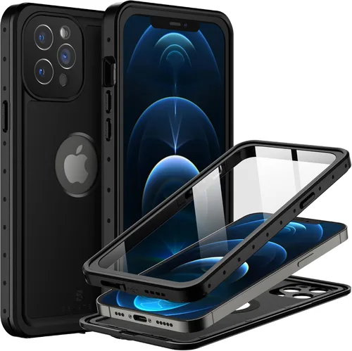 Vista 13 de BEASTEK NRE Series - Funda impermeable para Apple iPhone 12, a prueba de golpes, con certificación IP68, con protector de pantalla integrado, funda