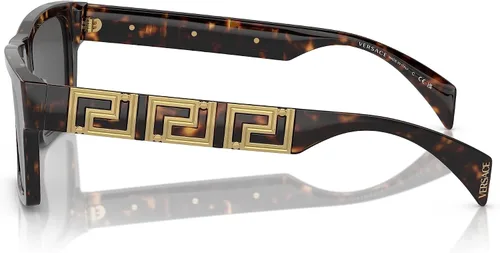 Vista 2 de Versace VE 4445 HavanaDark Grey 5419145 Gafas de sol para hombre, Habana Gris Oscuro