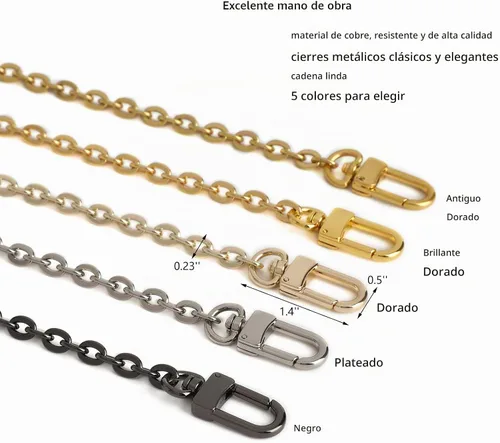Vista 5 de Xiazw Mini Bolso de Cobre con Cadena Cruzada para el Hombro, Accesorios de Bolso con Encanto de Decoración Oro envejecido