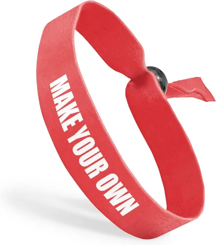 Vista 20 de Pulseras de tela con cuentas ajustables reutilizables Totalmente personalizables Ideal para conciencia, promociones y eventos Disponible a