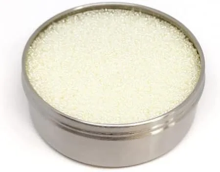Vista 8 de Cuentas de semillas Rocailles PRECIOSA de 0.71 oz 10/0 (aprox. 0.091 in), arcoíris marfil