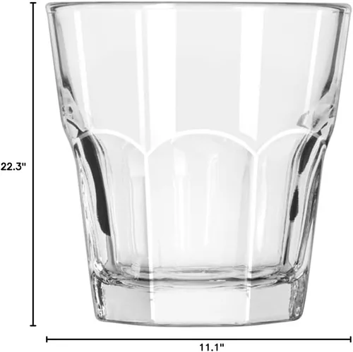Vista 2 de Libbey 15243 Libbey Glassware Gibraltar 12 oz. Vaso doble rocas, caja de 3 docenas