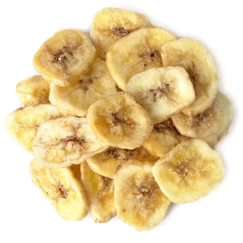 Vista 3 de Chips de plátano orgánicos, 1 libra, endulzados, sin sulfuro, sin OMG, kosher, veganos, a granel