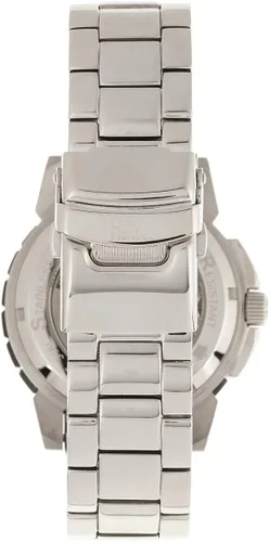 Vista 2 de Reign Philippe Reloj automático con esfera de esqueleto, negro, REIRN4602, Plateado