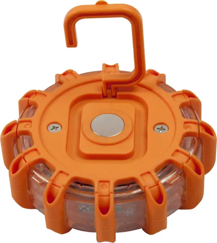 Vista 10 de WAGAN Fred Disco de luces LED parpadeantes para emergencia en carretera, paquete de de 3, Rojo
