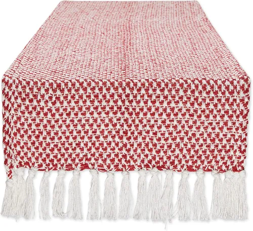 Vista 20 de DII Woven Basics Collection - Camino de mesa de punto 100% algodón, 15 x 72 pulgadas, aguamarina