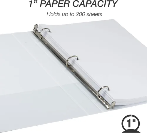 Vista 3 de Samsill Earth's Choice carpeta de biomaterial, Blanco
