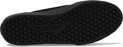 Vista 3 de Lakai Flaco II SMU Skate Shoes - Modelo Pro por Stevie Perez Negro/Cuero negro