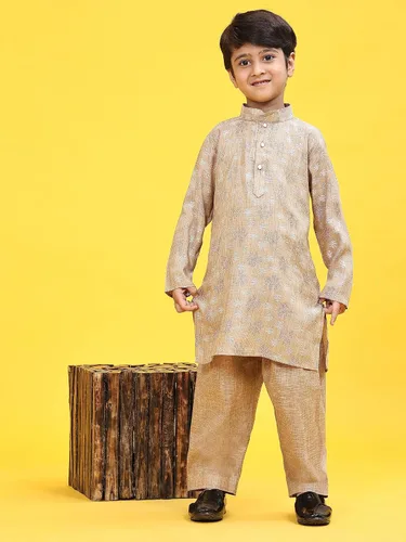 Vista 3 de Pro-Ethic Style Developer Conjunto de Kurta de algodón para niños Ropa étnica india (S-218)
