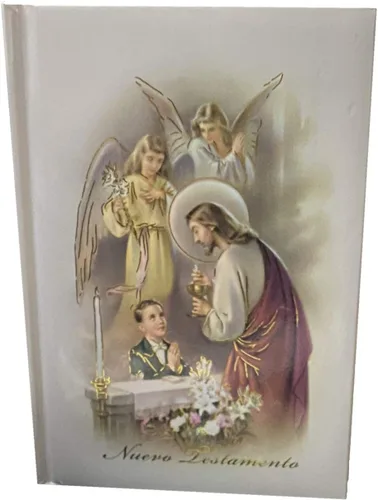 Vista 4 de Lito - Juego de velas de primera comunión para niños, juego de velas blancas para la Santa 1ª Comunión con figurilla, español