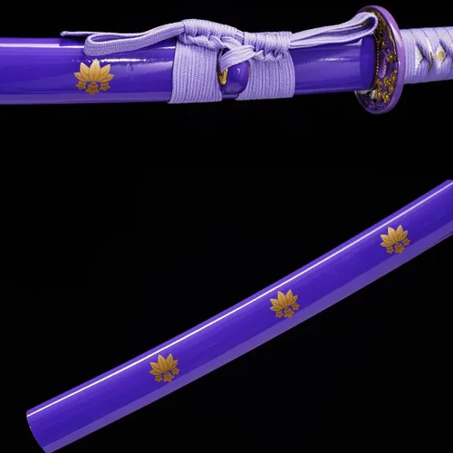 Vista 5 de Kamaiwo -1045/1060 forjadas, espadas samurai japonesas, son un regalo único para hombres - El acero de alto carbono de espiga completa hace un